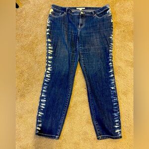 Boston Proper tie dye jeans